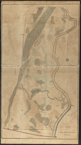 Plan of West Springfield made by J. Lathrop, dated August 1831