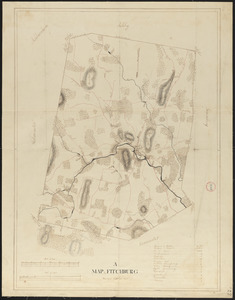 Plan of Fitchburg, surveyor's name not given, dated October, 1830