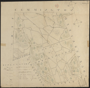 Plan of Worthington made by William Packard, dated May 20, 1831