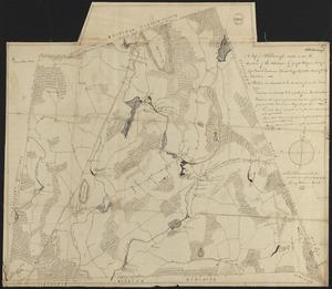 Plan of Attleborough made by Joseph W. Capron, dated March, 1831