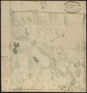 Plan of Blandford made by Luke Barber, dated October 24, 1831