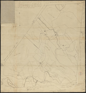Plan of Tyringham, surveyor's name not given, dated 1830