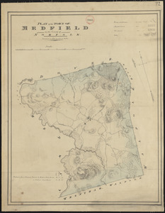 Plan of Medfield made by John G. Hales, dated 1831
