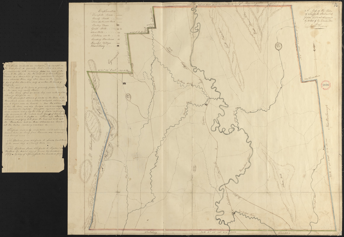 Plan of Sheffield made by Chester Owen, dated 1830