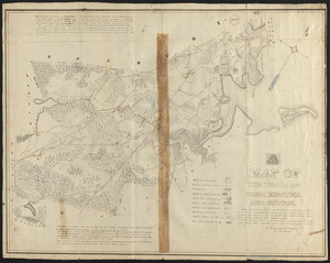 Plan of Dorchester and Milton, made by Edmund T. Baker, dated September, 1831