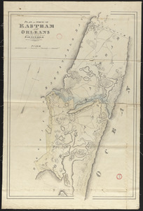Plan of Eastham and Orleans, made by John G. Hales, dated 1831