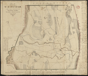 Plan of Westfield made by Allen, D. E., dated 1831