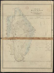 Plan of Malden made by John G. Hales, dated September 1830