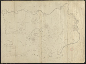 Plan of Newton made by E. F. Woodward and W. F. Ward, dated 1831