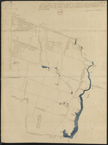 Plan of Dighton made by George Walker, Jr., dated March, 1831