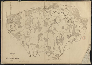 Plan of Bridgewater, surveyor's name not given, dated 1830
