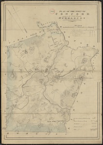 Plan of Concord made by John G. Hales, dated 1830