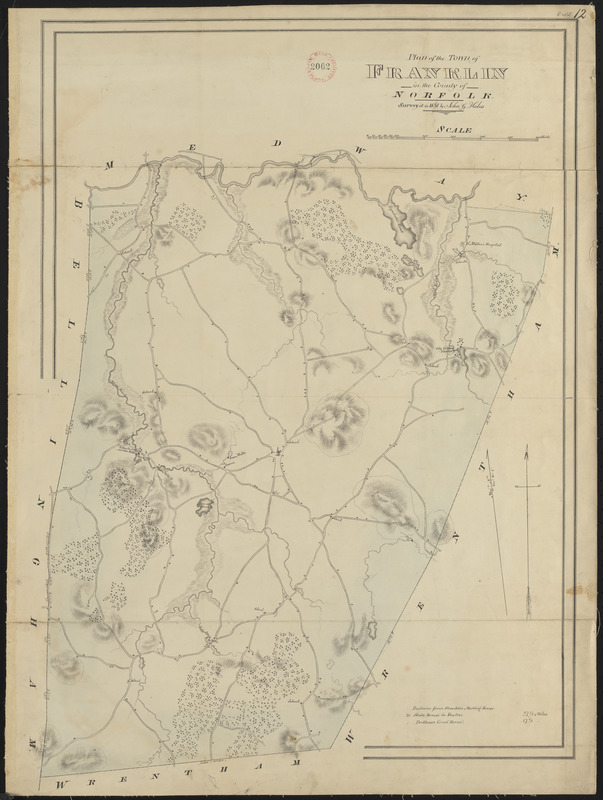 Plan of Franklin, surveyor's name not given, dated 1831