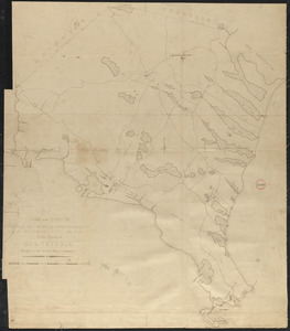 Plan of Falmouth made by Jesse Boyden, dated 1841