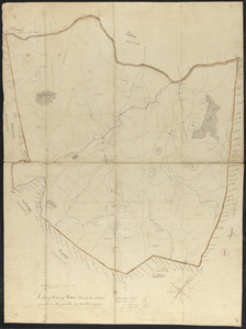 Plan of Andover made by Moses Dorman, Jr., dated 1830