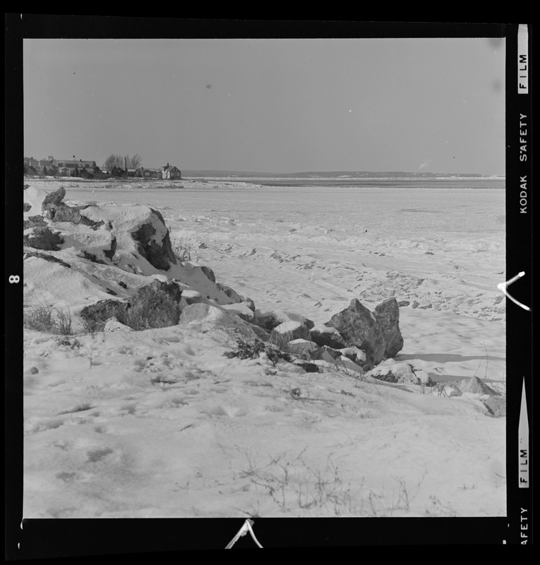 Winter scenes, Millway Beach, Barnstable Harbor