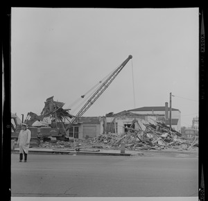 Demolition of old board of trade building