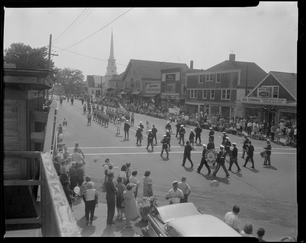 Veterans of Foreign Wars parade, Hyannis Digital Commonwealth