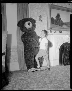 Eric Clark with Teddy Bear