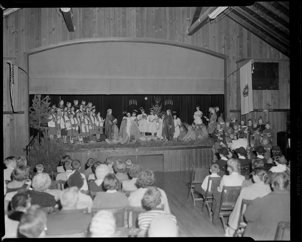 Barnstable Village Hall Christmas pageant Digital Commonwealth