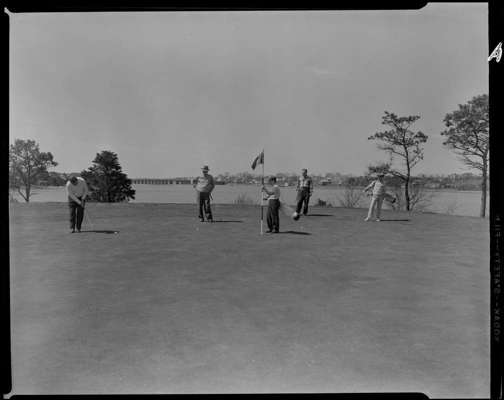 Cape Cod golf scenes Digital Commonwealth