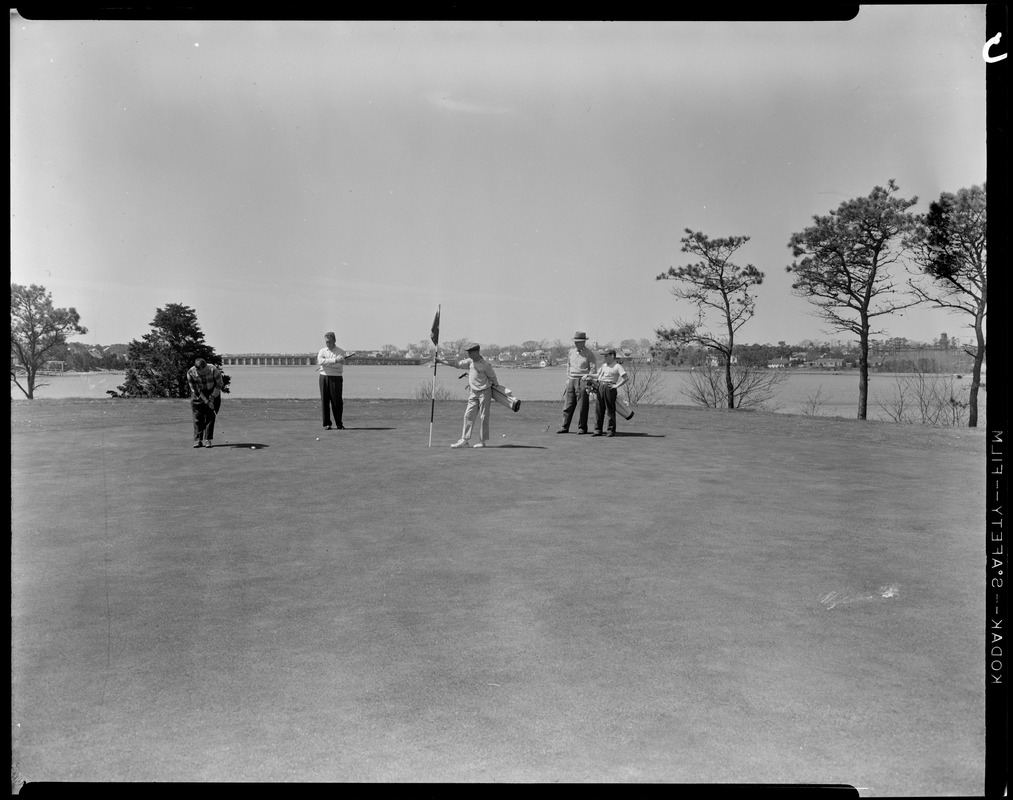 Cape Cod golf scenes Digital Commonwealth
