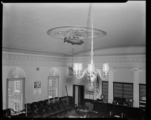 Barnstable Superior Courthouse, cod fish ceiling