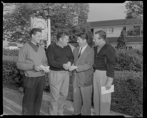 Dick Chapman, Bob Kay, Ed “Porky” Oliver, Bill Corcoran at Treadway Inn
