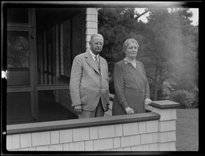 Congressman Charles L. Gifford and wife on 50th wedding anniversary
