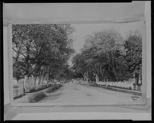 Hyannis Main Street, looking east toward Baptist church, c. 1900
