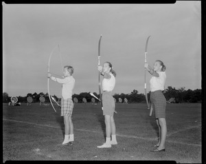 Three women archers