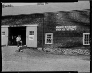 The Blue Wheel, Gift and Leather Craft Shop in West Barnstable, ca. 1962