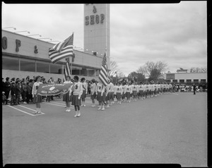 Barnstable High School parade near Stop and Shop, n.d.