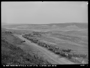 Wachusett Reservoir, remains of Nawn & Brock's plant at South Clinton, Boylston, Mass., Oct. 30, 1903