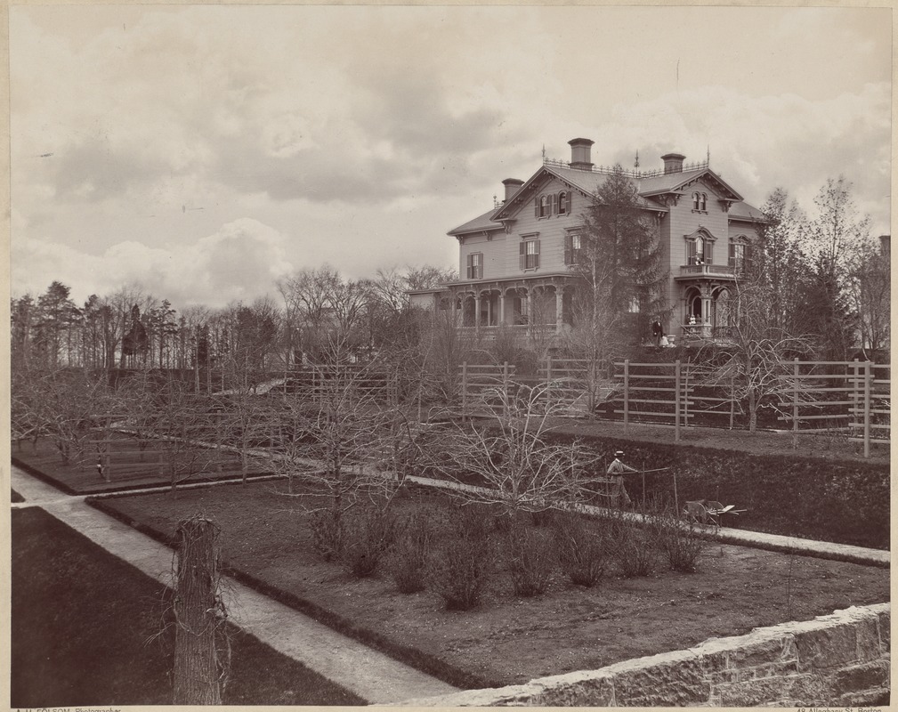 Houses: Old Judge Thomas place, afterwards owned by H. Reuter, Perkins St., Jamaica Plain
