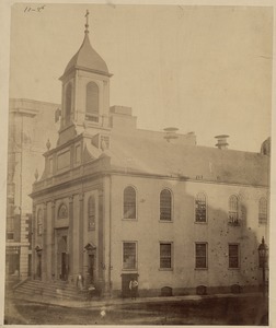 Cathedral of the Holy Cross, Franklin St. Boston. Built 1803