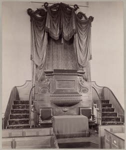 Old West Church - pulpit