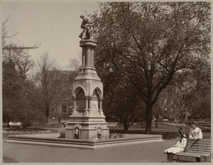 Ether Monument, Public Garden, Boston. J. Q. A. Ward [sculptor]