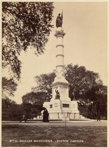 Soldiers Monument. Boston Common