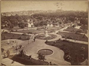 Boston Public Garden panorama