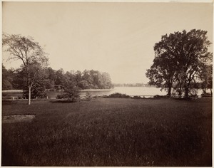 View from the Quincy Shaw estate, Jamaica Pond, 1894