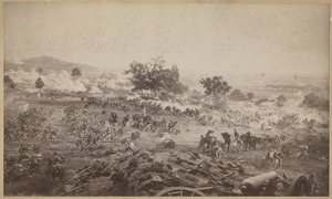 "The brave went down! Without disgrace" - One of eight scenes from the Cyclorama - The Battle of Gettysburg by Paul Philippoteaux