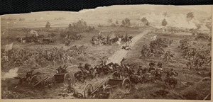 "God lives.' " He forged the iron will… One of eight scenes from the Cyclorama - The Battle of Gettysburg by Paul Philippoteaux