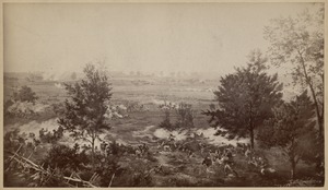"Then, at the brief command of Lee" - One of eight scenes from the Cyclorama - The Battle of Gettysburg by Paul Philippoteaux