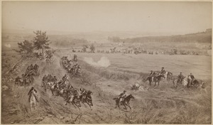 "Fold up the banners! Smelt the Guns!"… One of eight scenes from the Cyclorama - The Battle of Gettysburg by Paul Philippoteaux