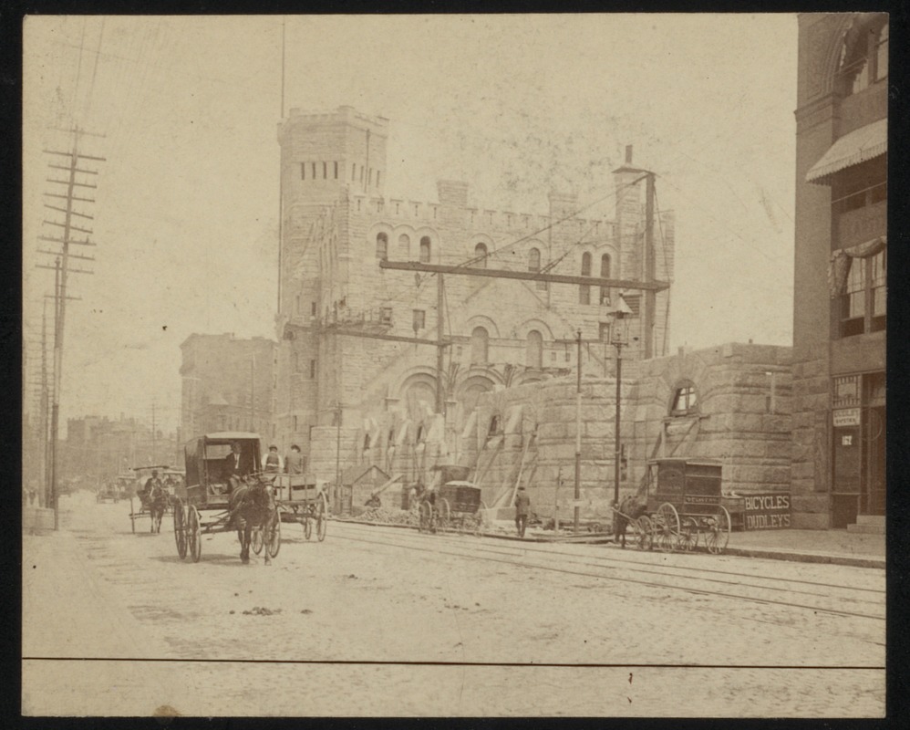 First Corps of Cadets Armory under construction