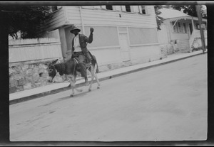 Island of Antigua, B. W. I., along the main street