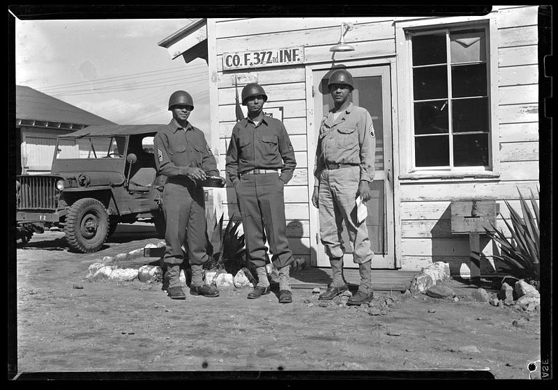 Regiment first sergeants 372nd Infantry