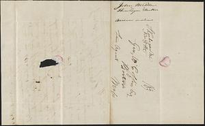 John M. Pollard to George Coffin, 3 November 1844