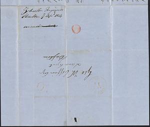 Zebulon Ingersoll to George Coffin, 9 April 1849